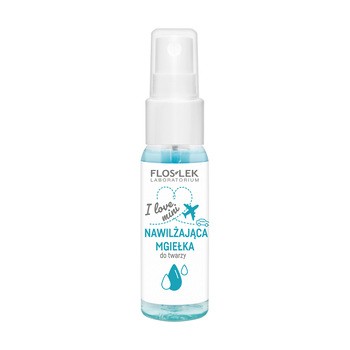 Flos-Lek I love mini, nawilżająca mgiełka do twarzy, 30 ml