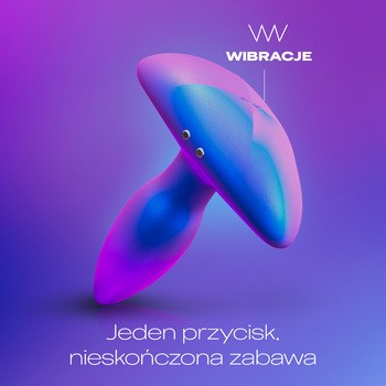 Durex Play Vibrating Butt, wibrująca zatyczka analna, 1 szt.