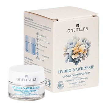 Orientana Hydro-Nawilżenie, odżywczy krem pod oczy, 15 ml