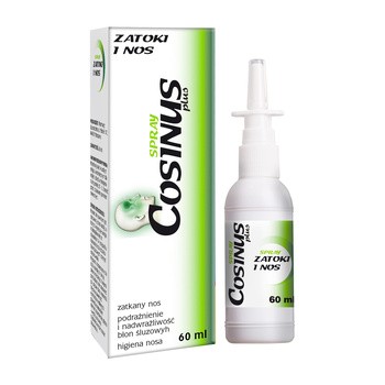 Cosinus Plus, spray zatoki i nos, 60 ml