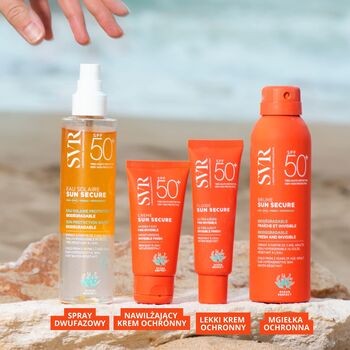 SVR Sun Secure Creme, nawilżający krem ochronny SPF50+, 50 ml
