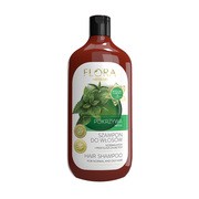 Flora by Ecos lab, Pokrzywa, szampon do włosów normalnych i przetłuszczających, 500 ml