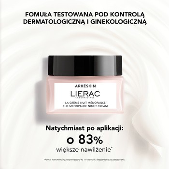 Lierac Arkeskin, krem na noc w okresie menopauzy, 50 ml