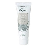 Korres, Natural Clay, głęboko oczyszczająca maska do twarzy z glinką, 18 ml