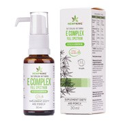 HempKing Witamina E Complex Full Spectrum w oleju konopnym, krople, 30 ml
