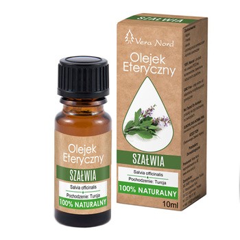 Vera Nord, olejek eteryczny, szałwia, 10 ml