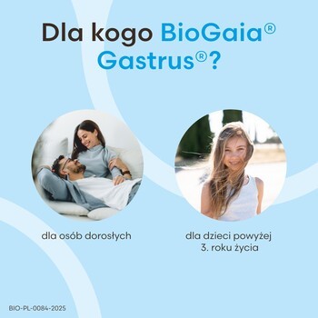 BioGaia Gastrus, tabletki do żucia o smaku mandarynkowym, 30 szt.