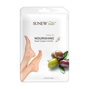 Sunew Med+, odżywcza maska do stóp ze skarpetkami, olej jojoba, 40 g