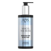Apis Who's The Boss, energizujący krem do ciała i dłoni, 300 ml