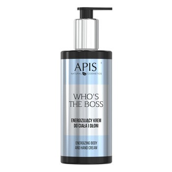 Apis Who's The Boss, energizujący krem do ciała i dłoni, 300 ml