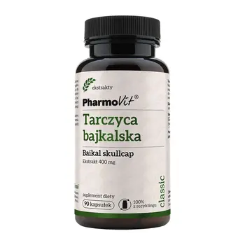 Pharmovit Tarczyca bajkalska Ekstrakt 400 mg, kapsułki, 90 szt.