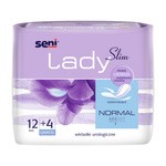 Seni Lady Slim Normal, wkładki urologiczne dla kobiet, 12 szt. + 4 szt.