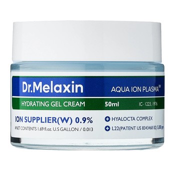 Dr.Melaxin Aqua Ion Plasma Water  Hydrating Gel Cream, krem-żel nawilżający, 50 ml