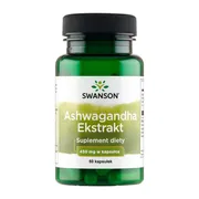 Ashwagandha Extrakt, 450 mg, kapsułki, 60 szt.