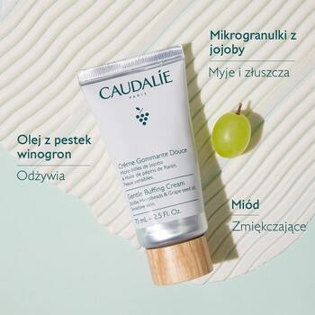 Caudalie Vinoclean, delikatny krem peelingujący, 75 ml