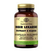 Solgar Imbir lekarski - ekstrakt z kłącza, kapsułki, 60 szt.