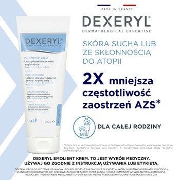 Dexeryl, krem emolient, 250 g