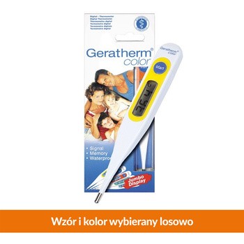 Termometr cyfrowy, Geratherm color, 1 szt.