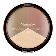 Pierre Rene Powder Contouring, pudrowa paletka do konturowania twarzy, nr 02, 23 g