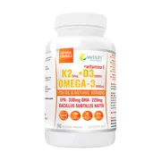 Wish Omega-3 1000mg + K2 50µg + D3 2000IU + Wit. E, kapsułki miękkie, 90szt.