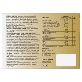 Lutezan Premium, kapsułki, 60 szt.