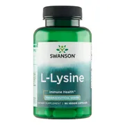 Swanson AjiPure L-Lizyna, 500 mg, kapsułki, 90 szt.
