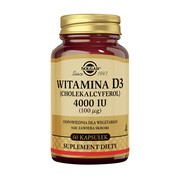 Solgar Witamina D3 4000 IU, kapsułki, 60 szt.
