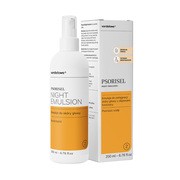 Psorisel Night Emulsion, emulsja na łuszczycę skóry głowy, na noc, 200 ml