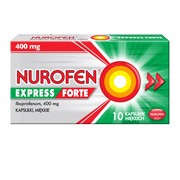 Nurofen Express Forte, 400 mg, kapsułki miękkie, 10 szt.