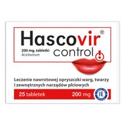 Hascovir Control, 200 mg, tabletki, 25 szt.