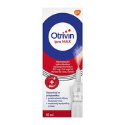 Otrivin Ipra MAX, 0,5 mg+0,6 mg/ml, aerozol do nosa, 10 ml