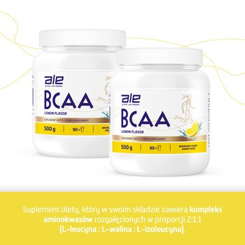 ALE BCAA Lemon Flavor, proszek, 500 g