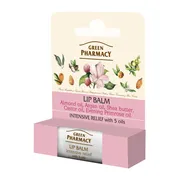 Green Pharmacy, balsam do ust, intensywnie zmiękczający, 5 olejów i witamina E, SPF 10, 3,6 g