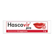 Hascovir pro, 50 mg/g, krem, 5 g