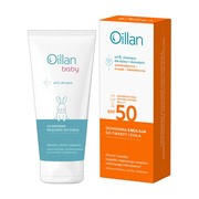 Zestaw Oillan Sun, ochronna emulsja przeciwsłoneczna do twarzy i ciała SPF 50 do skóry wrażliwej, 100 ml + Oillan Baby, ochronne mleczko do ciała, 100 ml