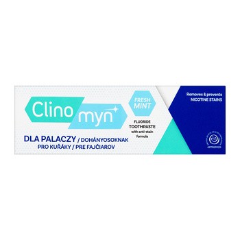 Clinomyn, pasta do zębów dla palaczy, 75 ml