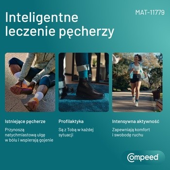 Compeed, plastry na pęcherze na podeszwie, sportowe, 5 szt.