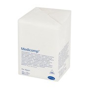 Medicomp, niejałowe kompresy z włókniny, 7,5 cm x 7,5 cm, 4W, 100 szt.