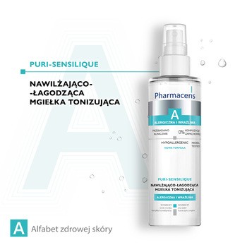Pharmaceris A Puri-Sensilique, nawilżająco-łagodząca mgiełka tonizująca, 200 ml