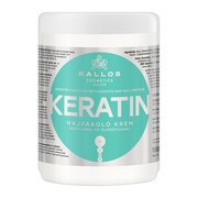 Kallos Kjmn, maska wzmacniająca do włosów suchych i rozdwajających się, Keratin, 1000 ml