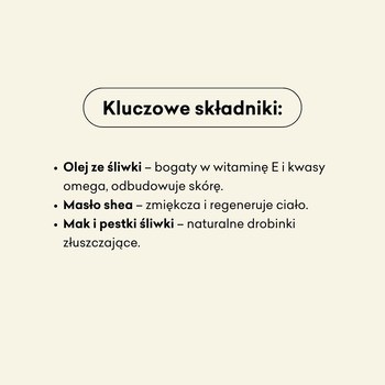 Mydlarnia 4Szpaki, Peeling cukrowy, śliwka z makiem, 250 ml