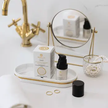 BasicLab Aminis, krem stymulujący pod oczy z 3% aminokwasów i 5% komórek macierzystych, 18 ml