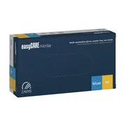 EasyCare nitrile, bezpudrowe rękawice diagnostyczne, nitrylowe, niejałowe, niebieskie, rozmiar M, 100 szt.
