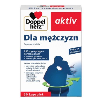 Doppelherz aktiv Dla Mężczyzn, kapsułki, 30 szt.
