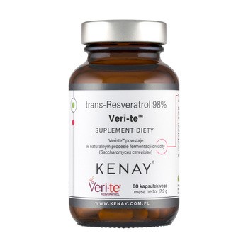 KENAY Veri-teTM trans-Resveratrol 98%, kapsułki, 60 szt.