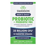 Swason Men's Daily Probiotic+Prebiotic FOS, kapsułki, 60 szt.