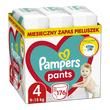 Pampers Pants 4 (9-15 kg), pieluchomajtki jednorazowe, 176 szt.