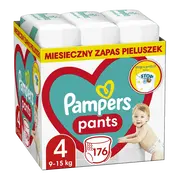 Pampers Pants 4 (9-15 kg), pieluchomajtki jednorazowe, 176 szt.