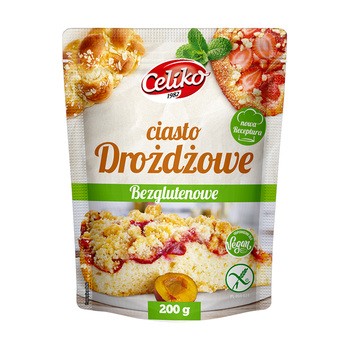 Celiko, ciasto drożdżowe bezglutenowe, 200 g