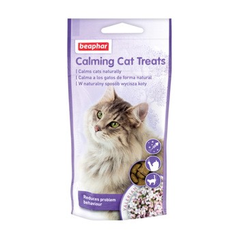 Beaphar Calming Cat Treats, wyciszający przysmak dla kotów, 35 g